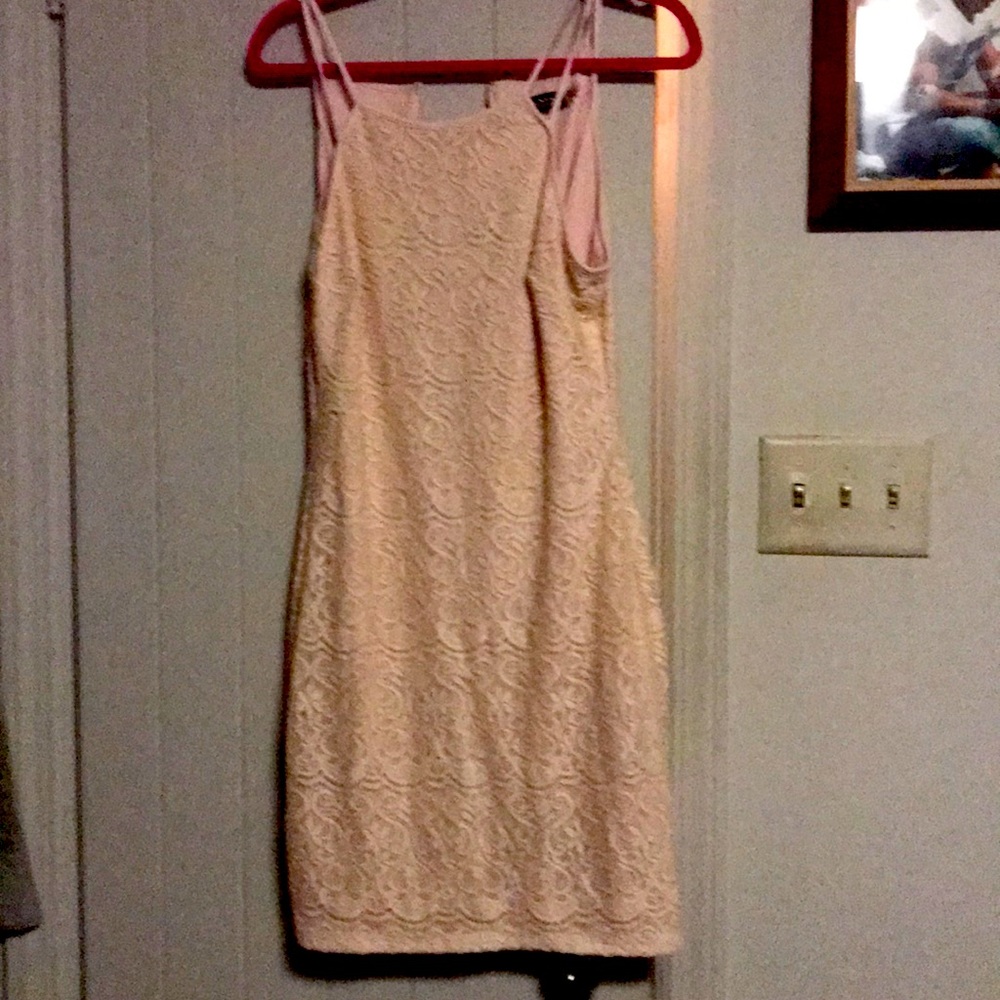Pink Lacy Guess dress